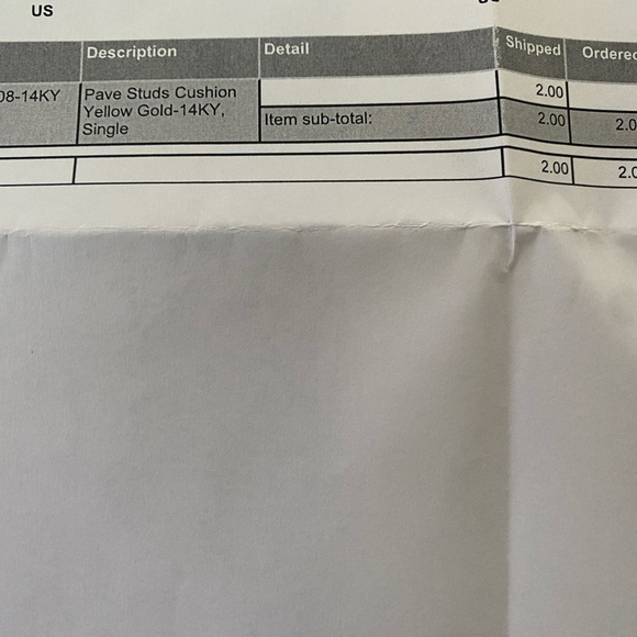 Vrai Pave Studs (Vrai & Oro) - Picture 3 of 7